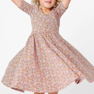 Alice and Ames Short Sleeve Ballet Dress in Prim Floral